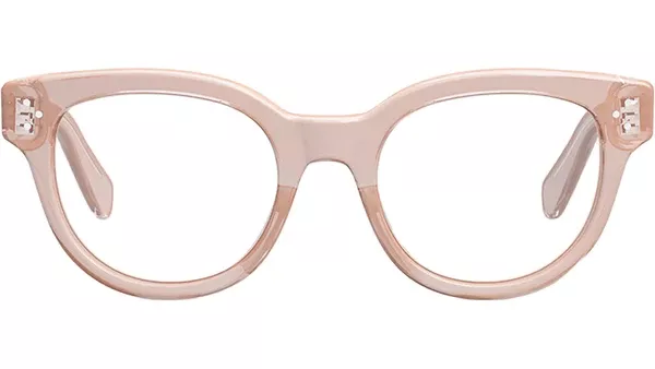 3 Dots Pink Round Eyeglasses