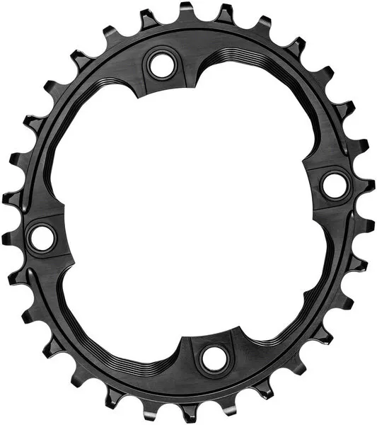 absoluteBLACKOval 94 BCD 4-Bolt Chainring