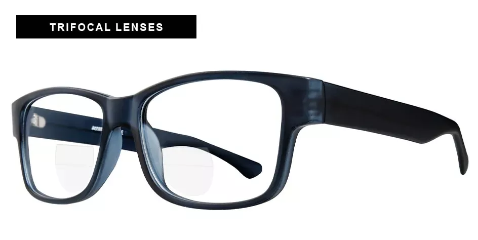 Affordable Designs Ike Lined Trifocal Glasses