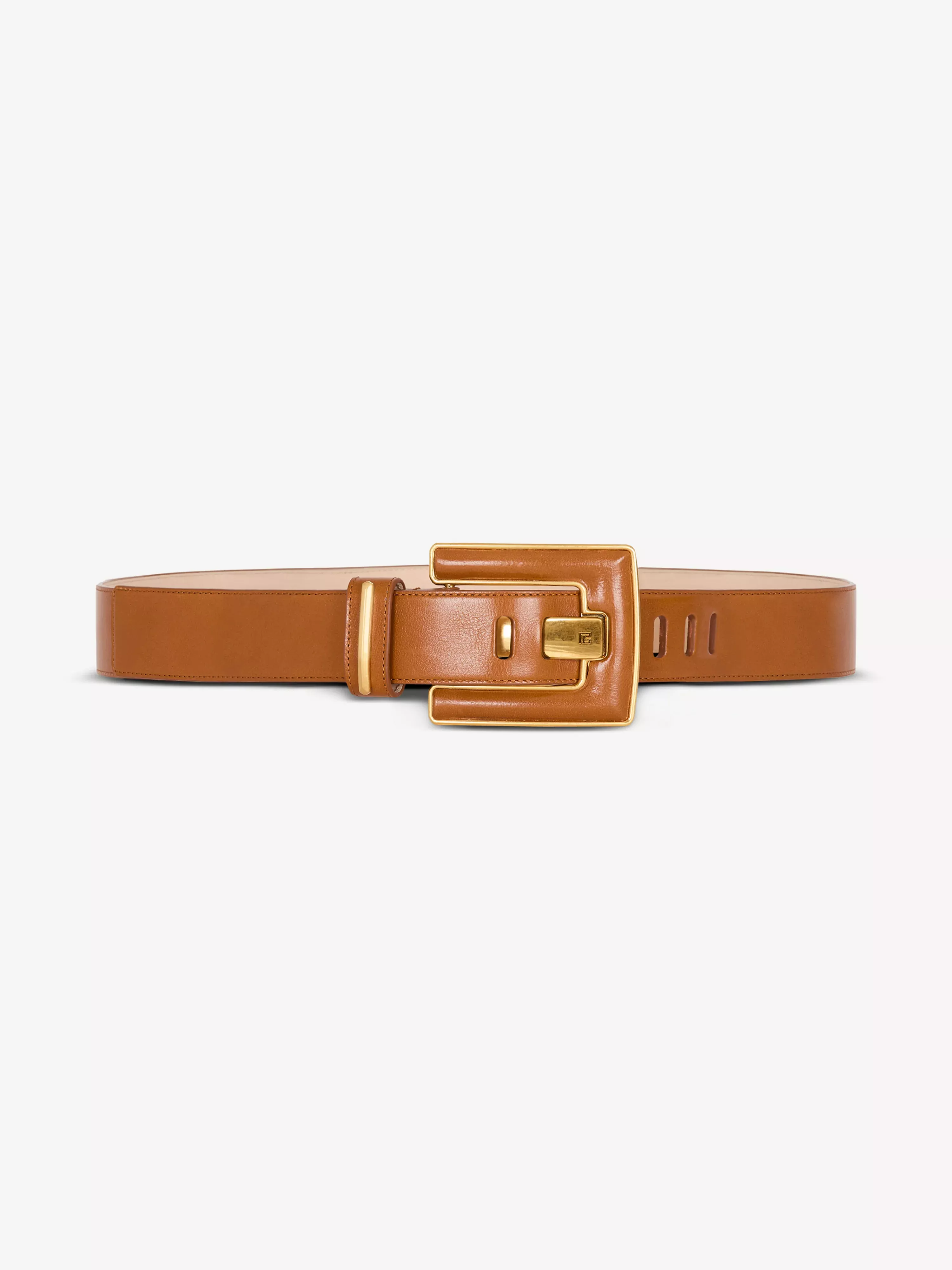 Anthem calfskin leather belt