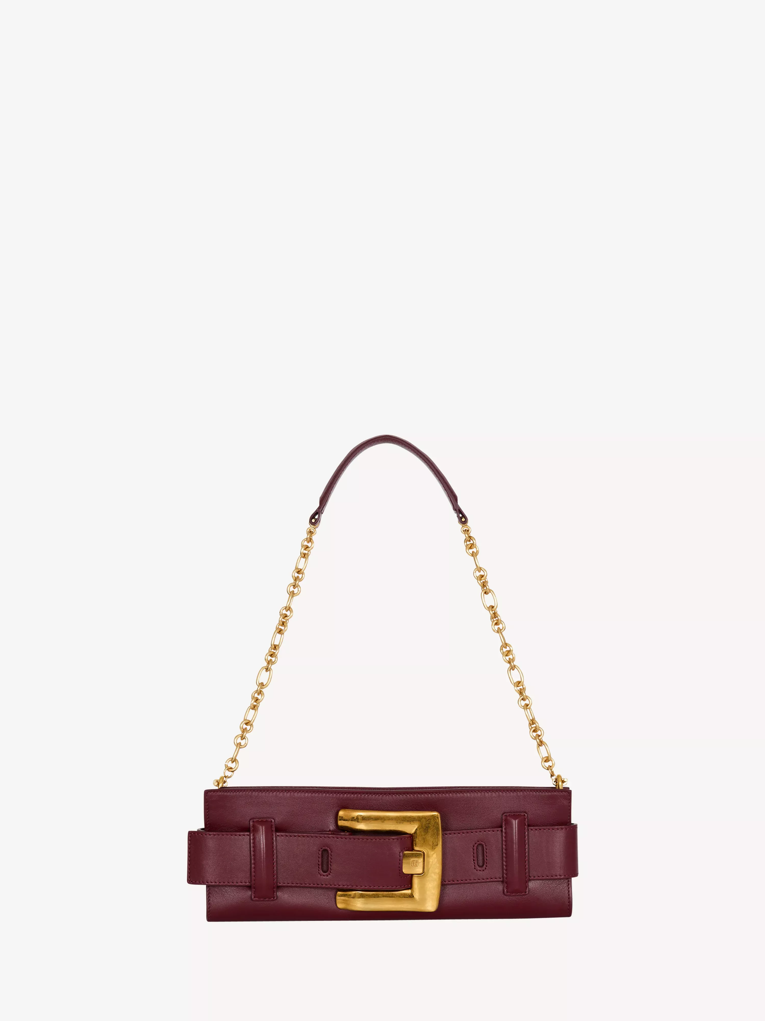 Anthem calfskin leather clutch