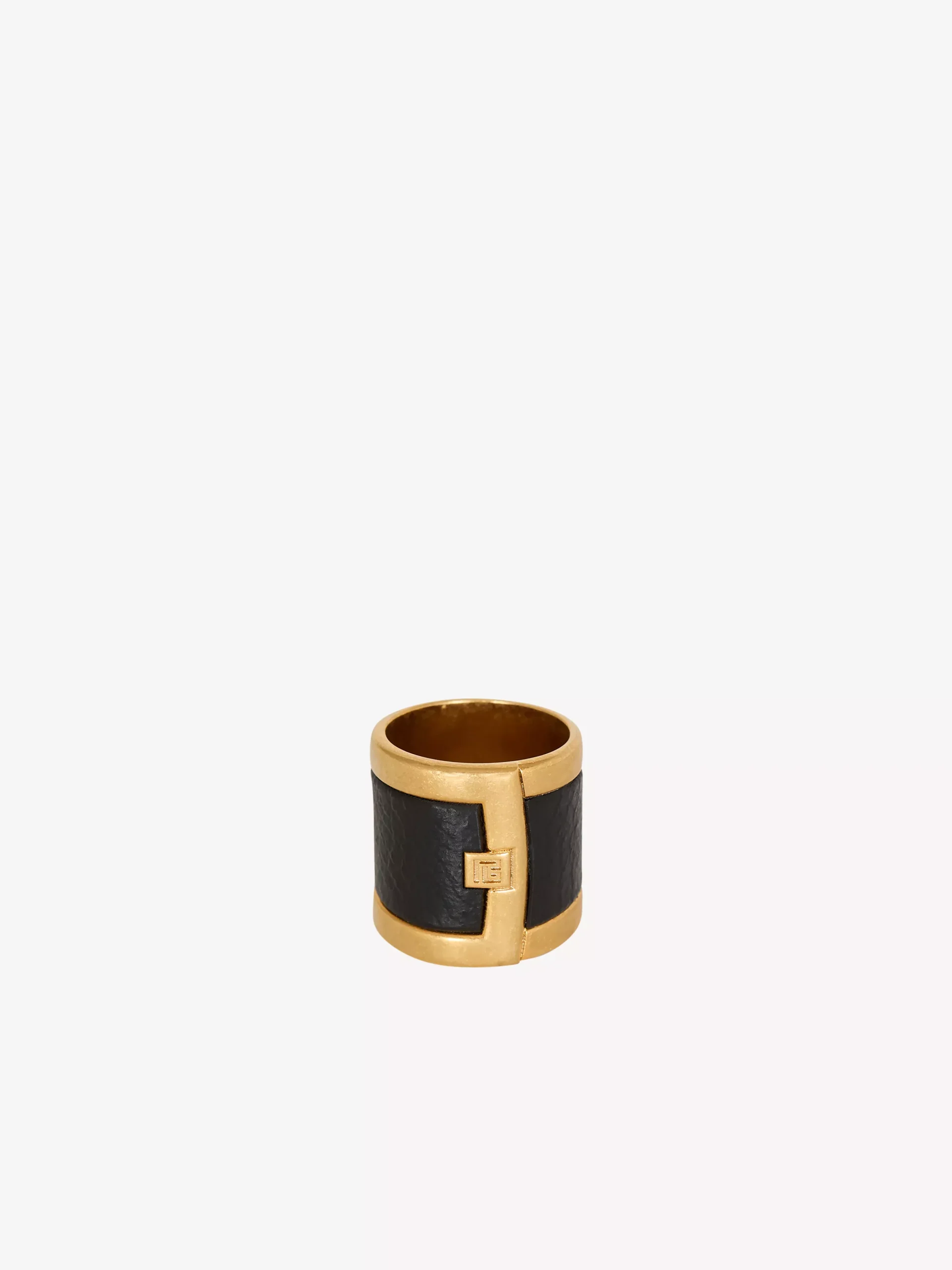 Anthem ring in brass and resin