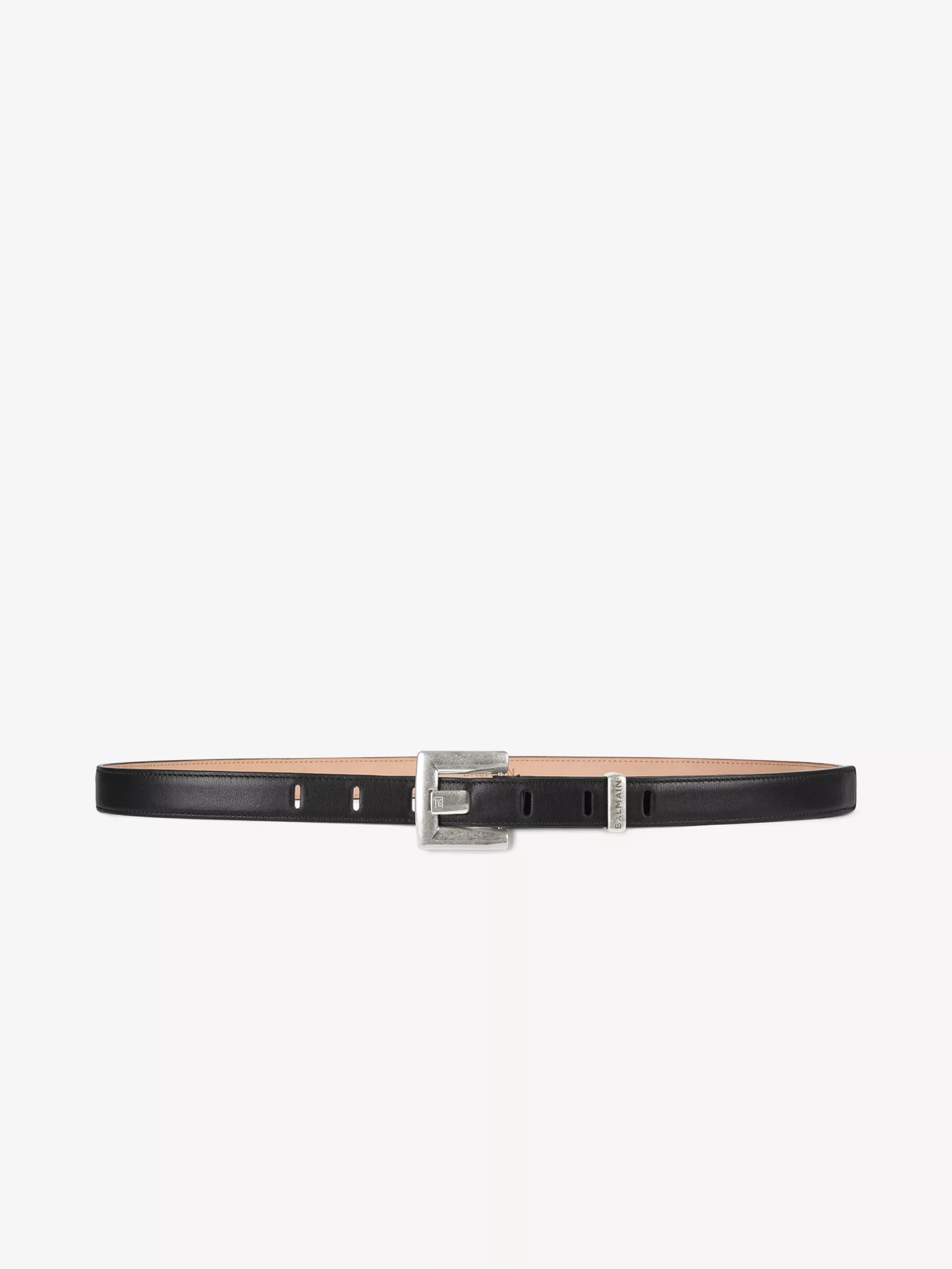 Anthem smooth leather belt