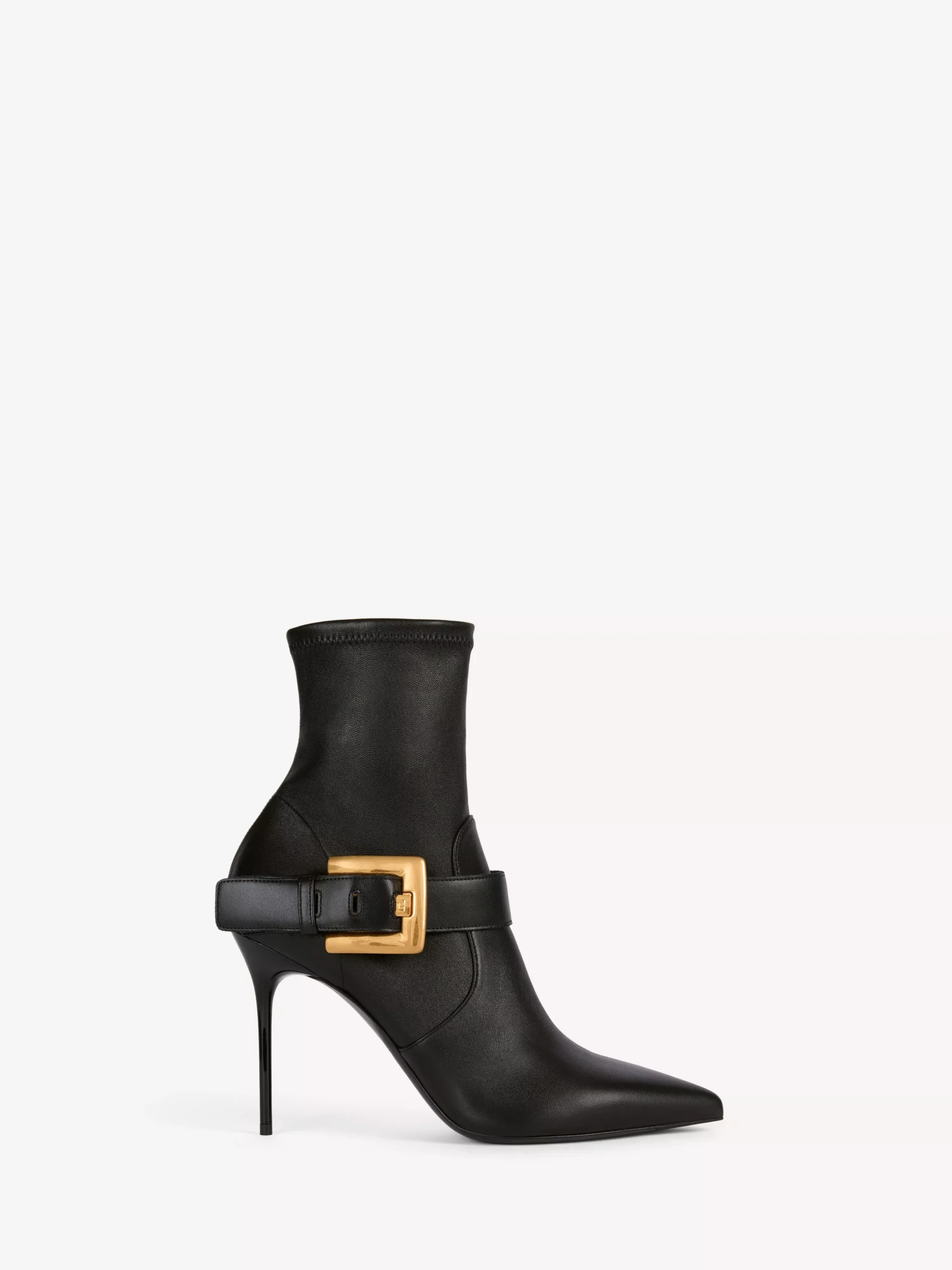 Anthem stretch leather ankle boots