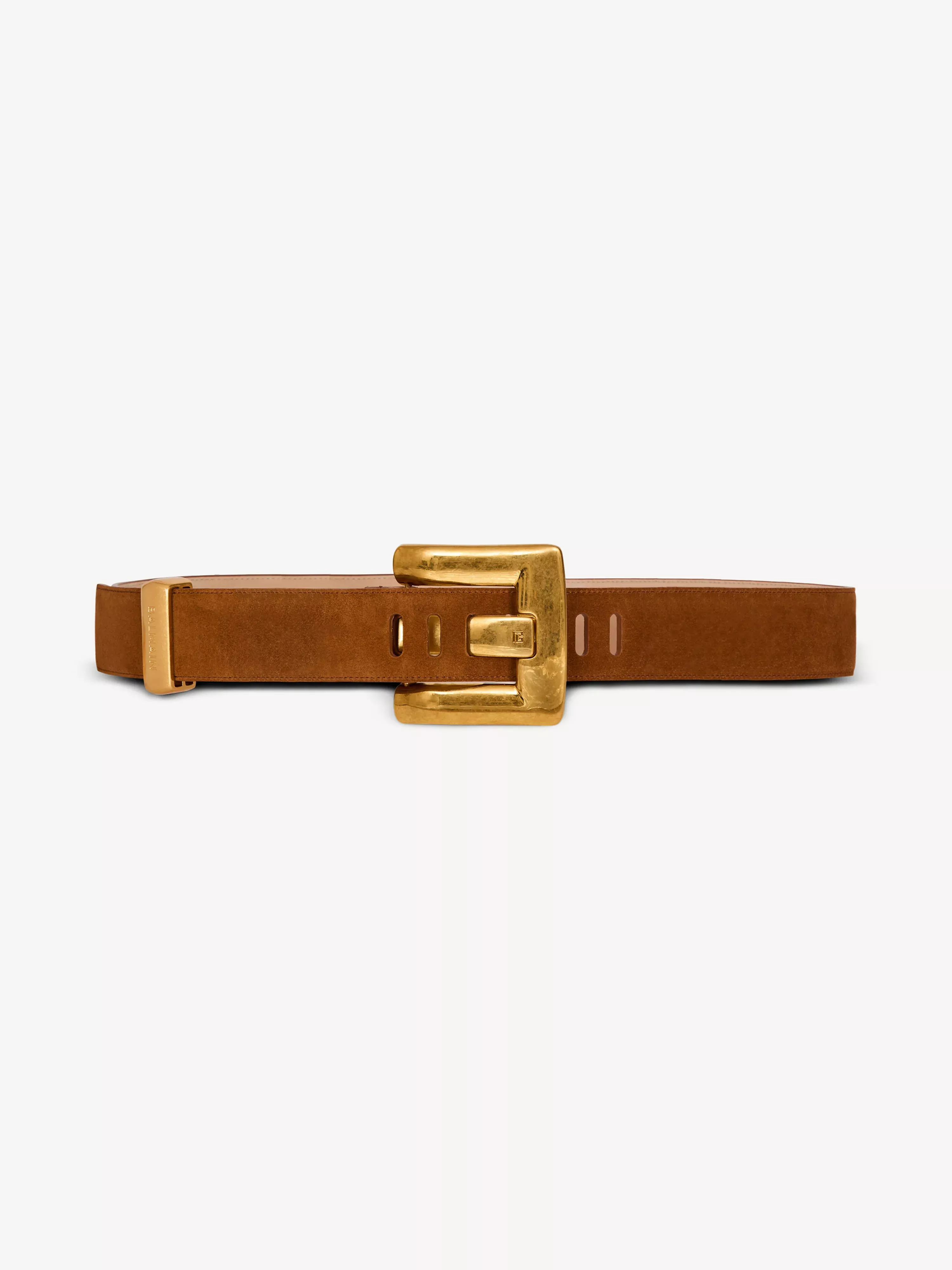 Anthem suede leather belt