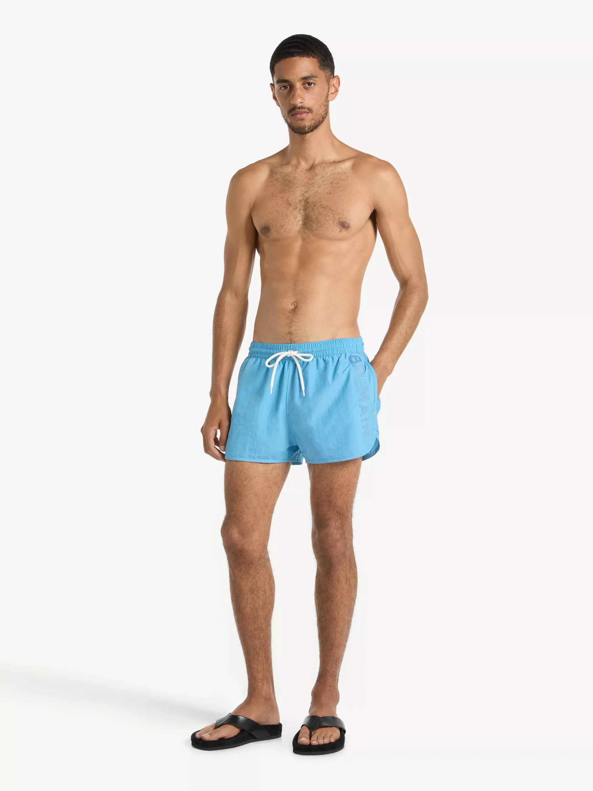 Balmain embroidered swim shorts