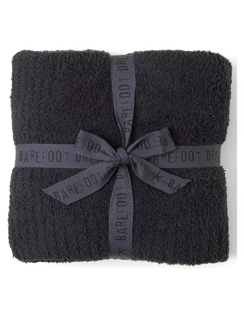 Barefoot Dreams CozyChic Throw, Carbon, 54″ x 72″ – B503-002-OS