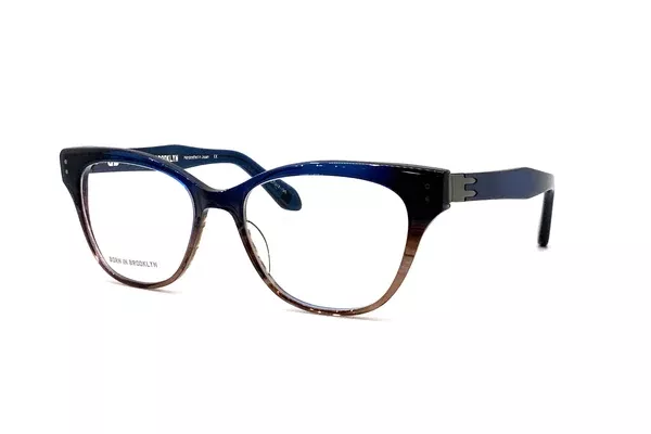 Born in Brooklyn - Carroll Gardens (Blue Brown Gradient)