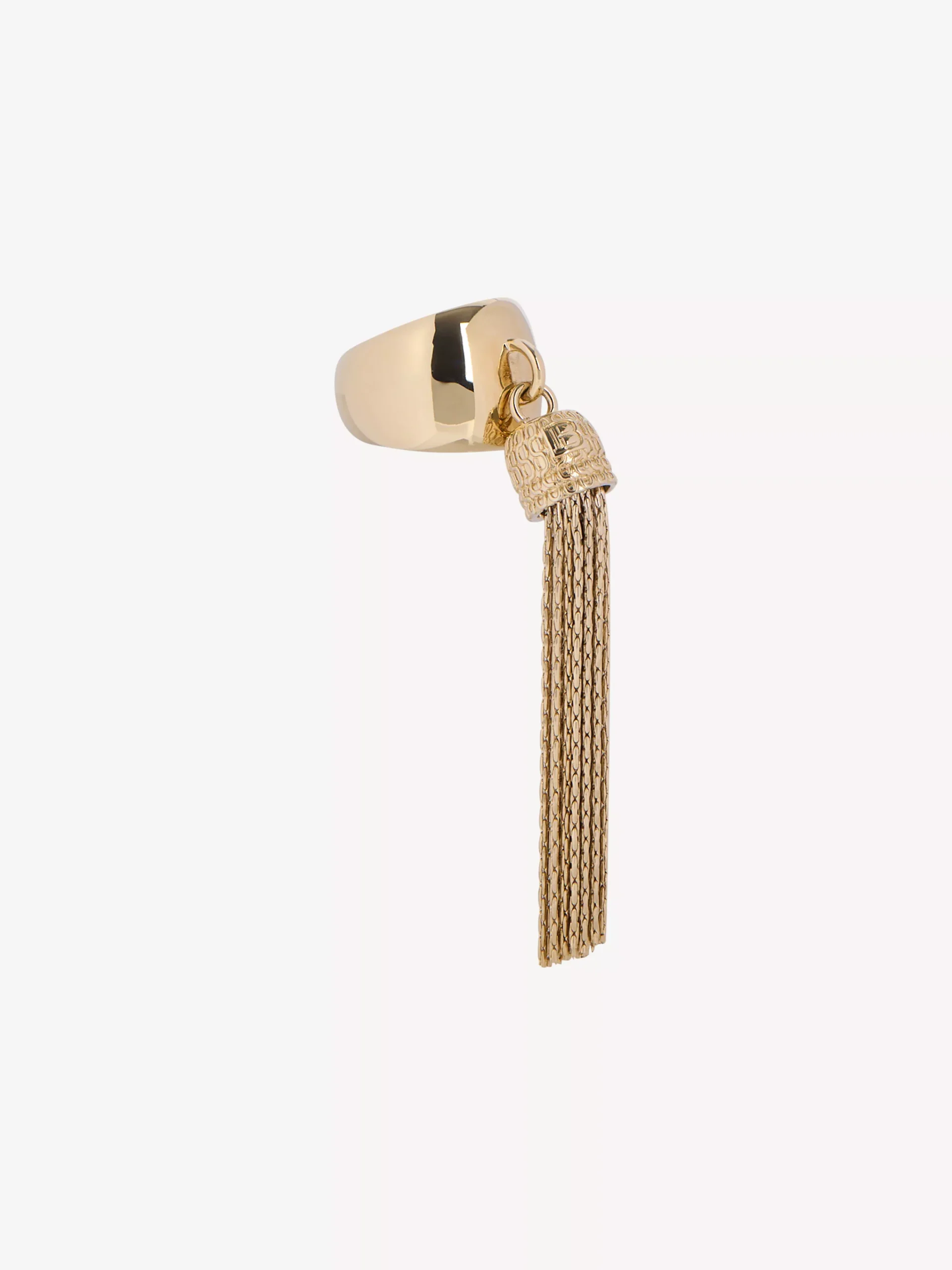 Brass tassel ring