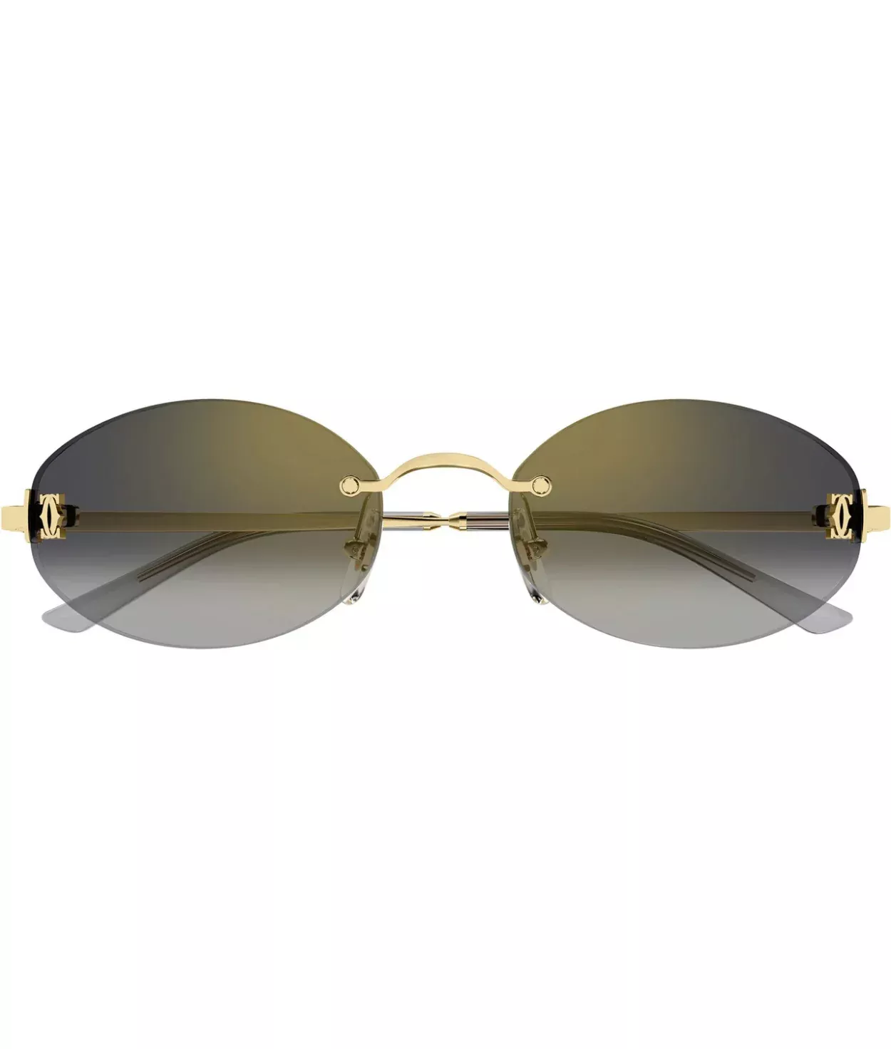Cartier Double C CT0592S Oval Sunglasses