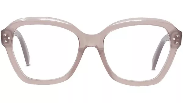 CELINE 3 Dots Brown Geometric Eyeglasses