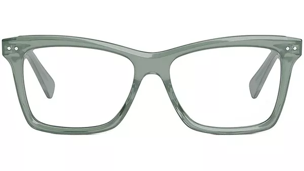 CELINE 3 Dots Green Cat Eye Eyeglasses