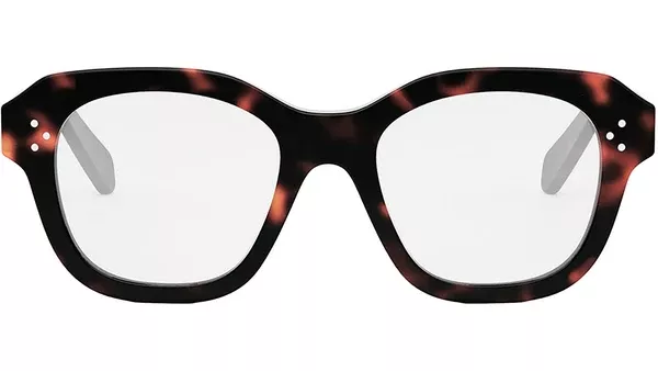 CELINE 3 Dots HD Havana Geometric Eyeglasses