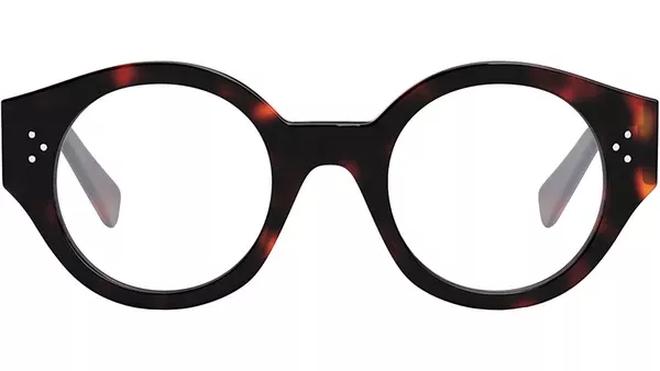 CELINE 3 Dots HD Havana Round Eyeglasses