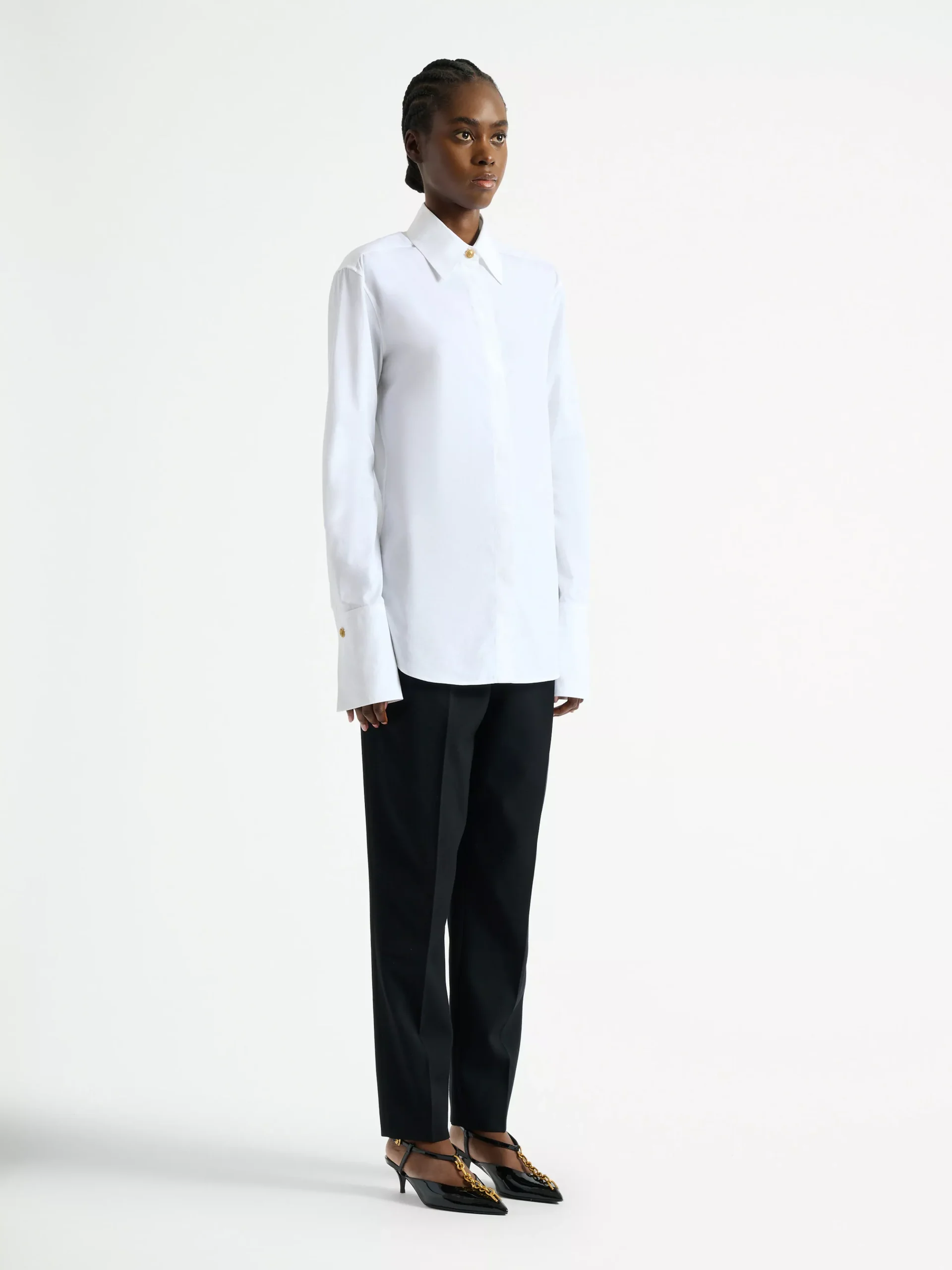 Cotton poplin shirt
