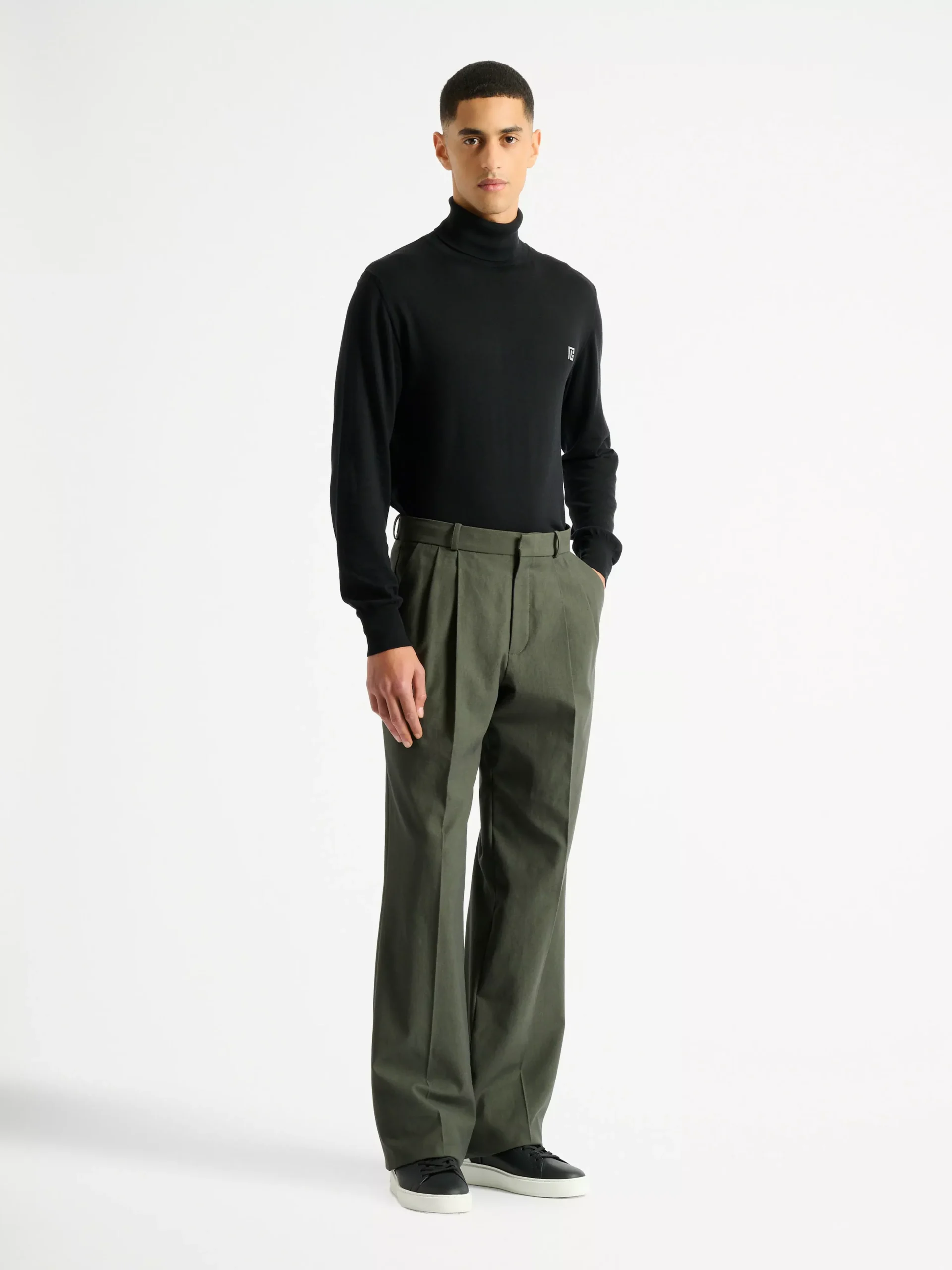 Cotton twill trousers