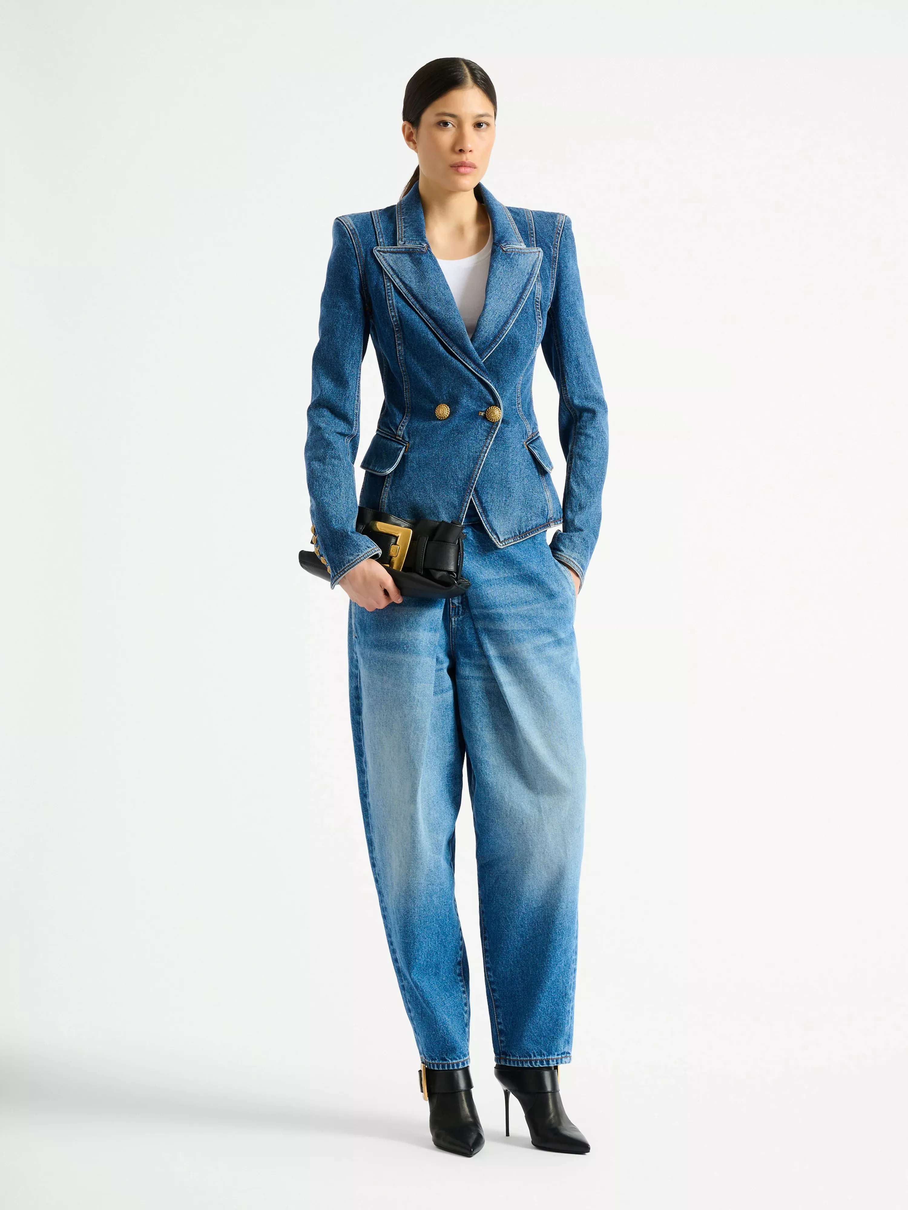 Denim 2-button jacket