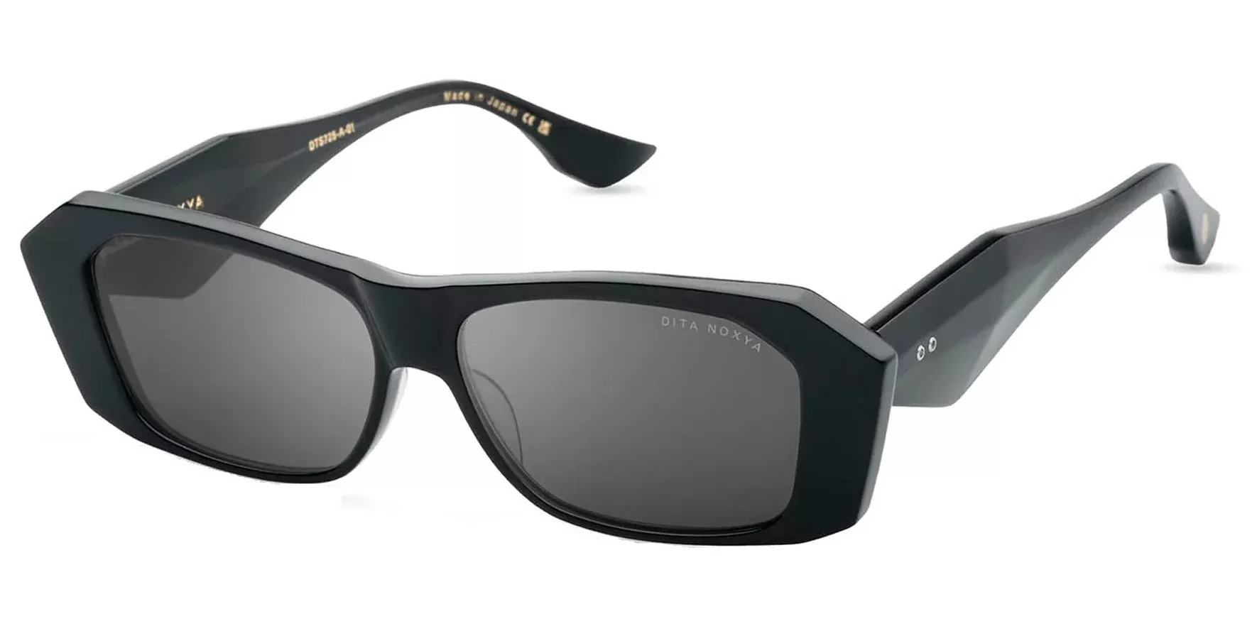 Dita Noxya Geometric Rectangle Sunglasses DTS725-A-01 Grey Lens 57mm
