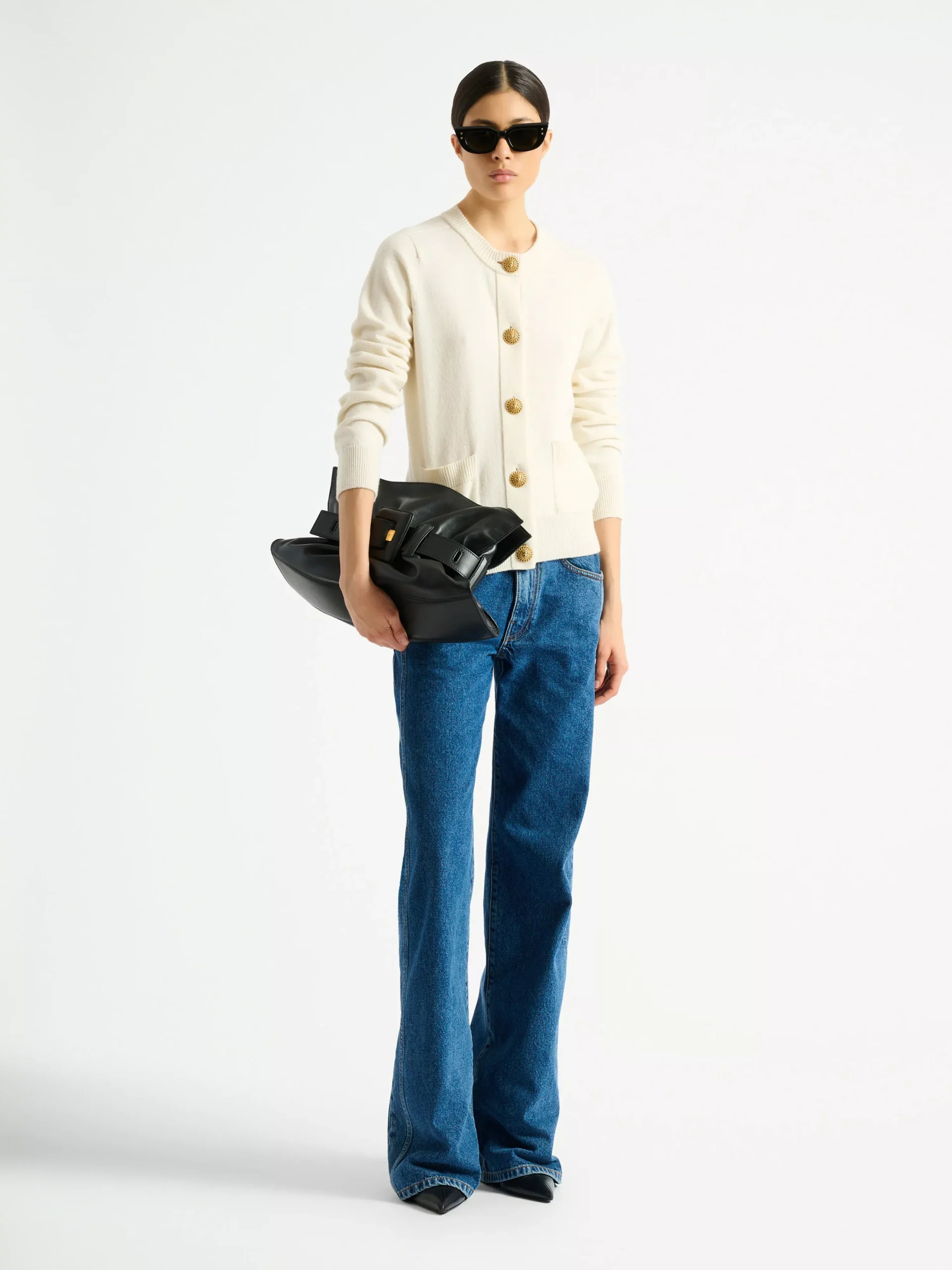 Eco-cashmere cardigan