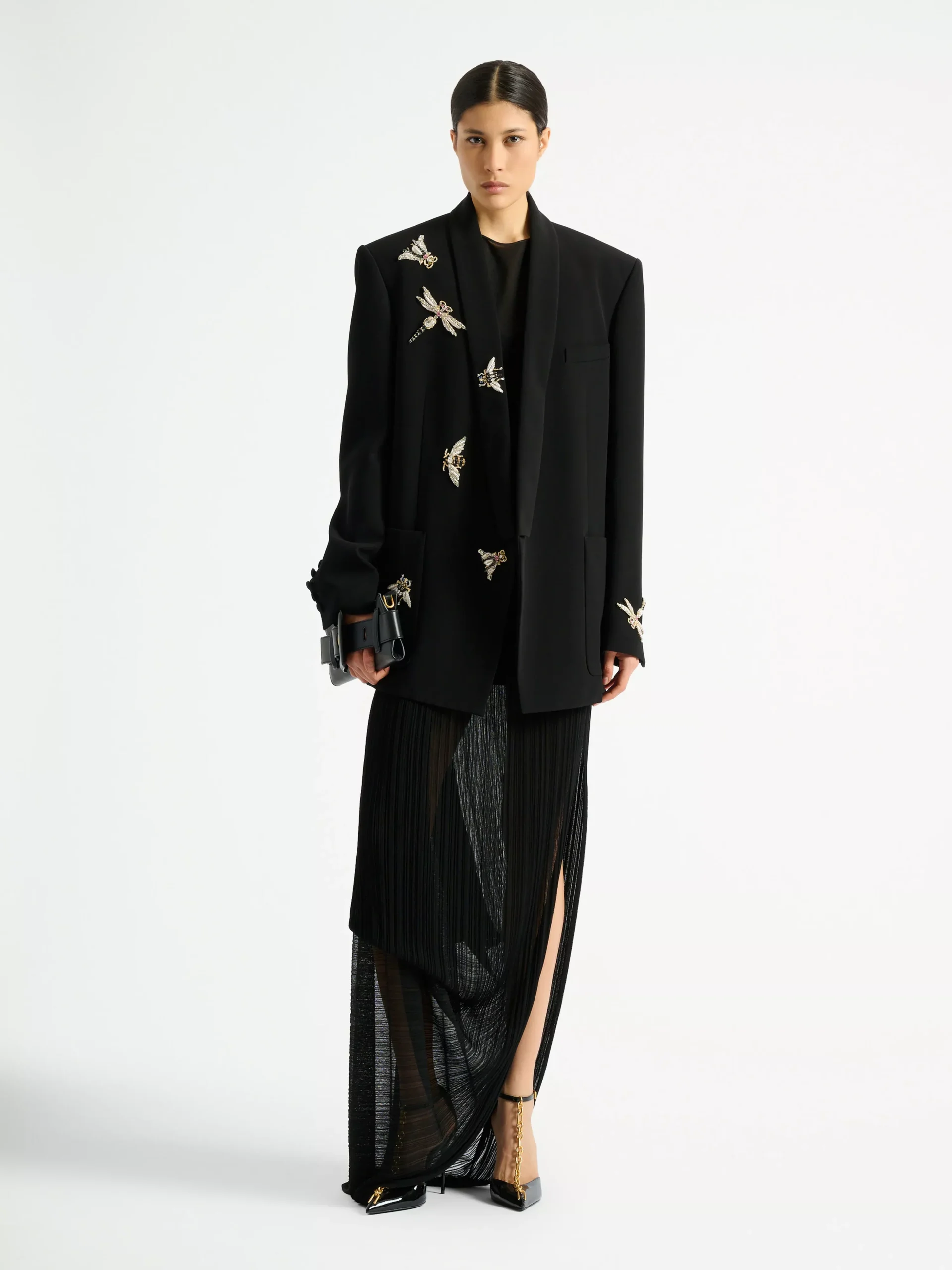 Embroidered Balmain Insect jacket