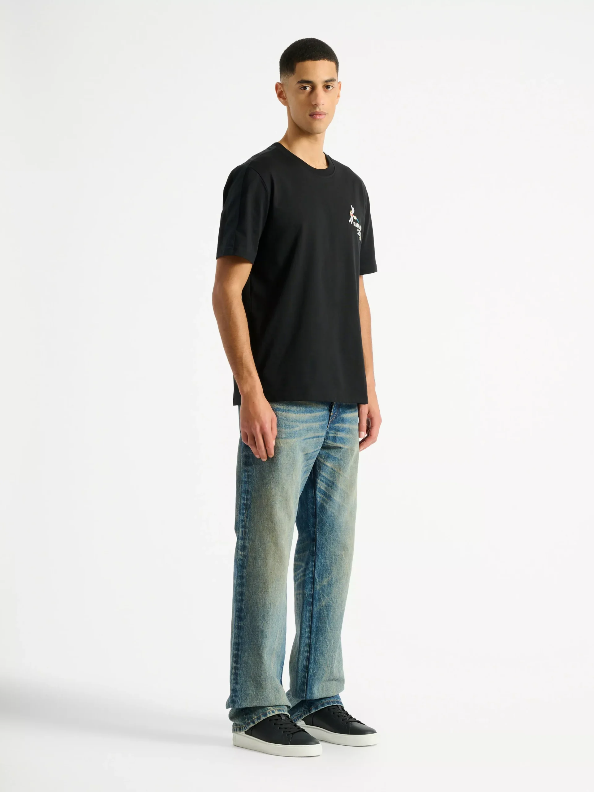 Embroidered Balmain Insect T-shirt