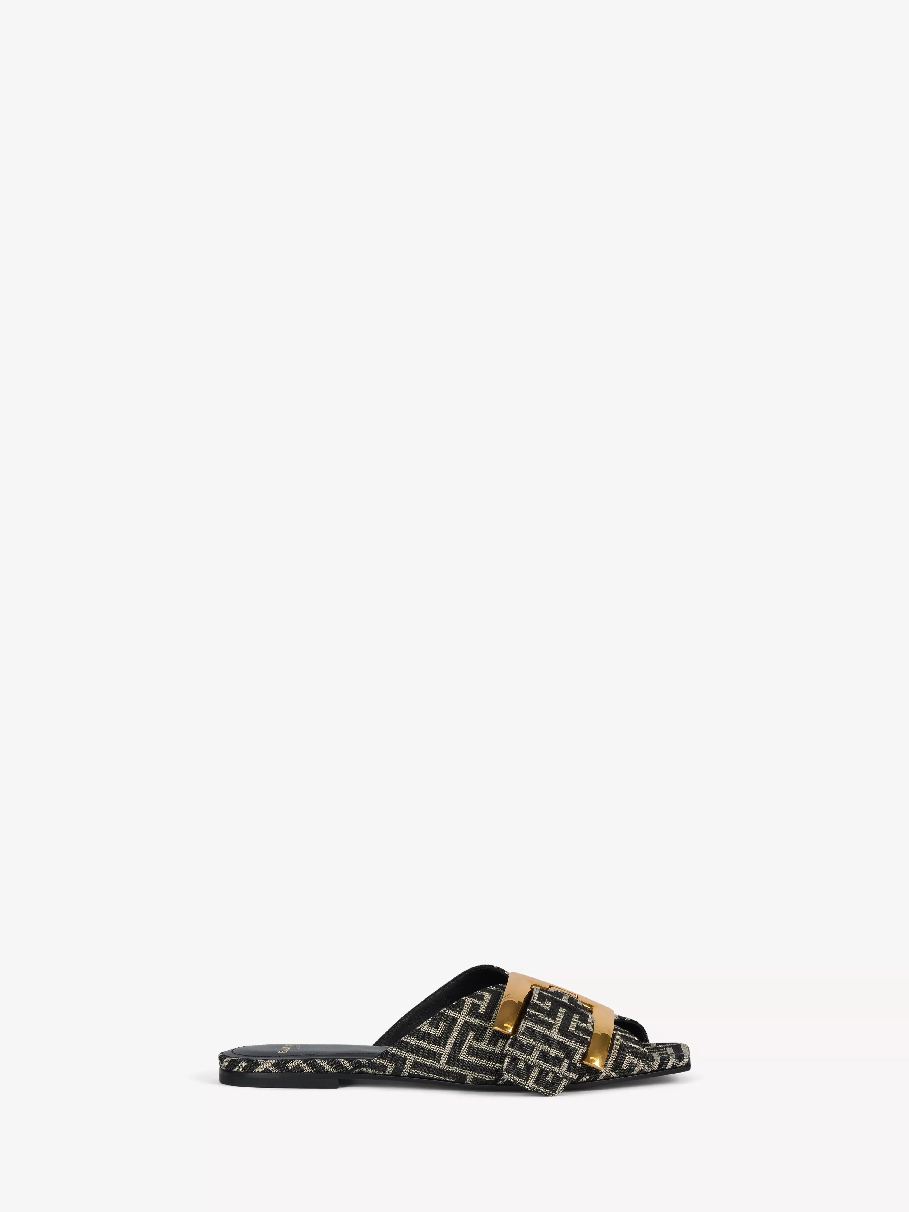 Flat monogram jacquard Anthem sandals
