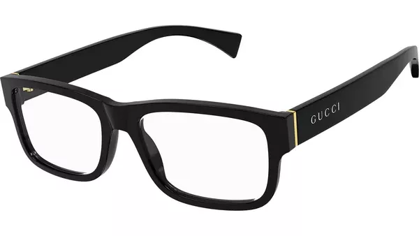 GG1141O Black Rectangular Glasses