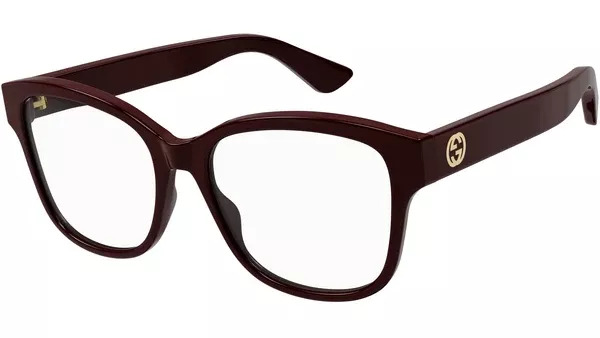 GG1340O 005 Red Rectangular Glasses