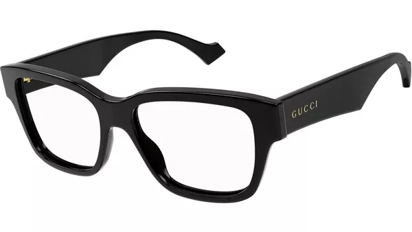 GG1428O Black Rectangular Glasses