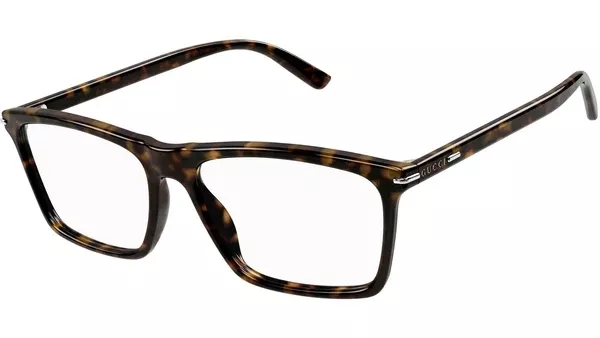 GG1445O Havana Rectangular Glasses