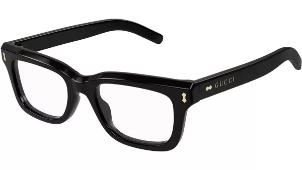 GG1522O 005 Black Rectangular Glasses