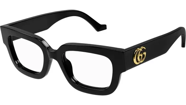 GG1548O Black Rectangular Glasses