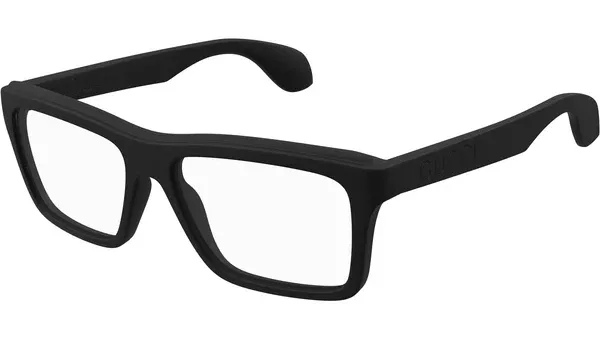 GG1573O 001 Black Rectangular Glasses