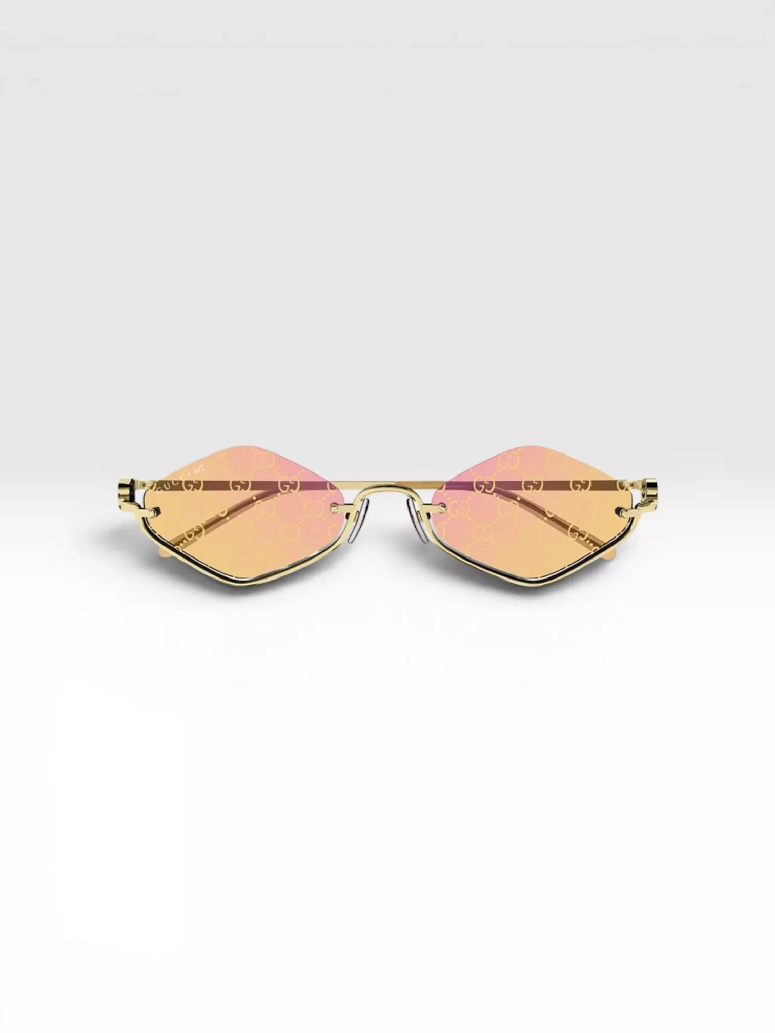 GG1604S Rimless Geometric Sunglasses