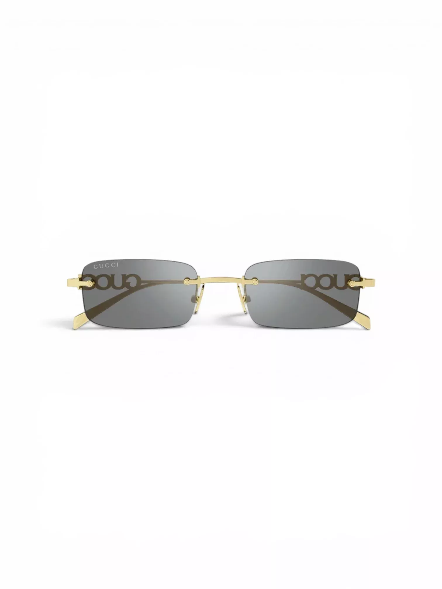 Gucci GG1808S Rimless Rectangle Sunglasses