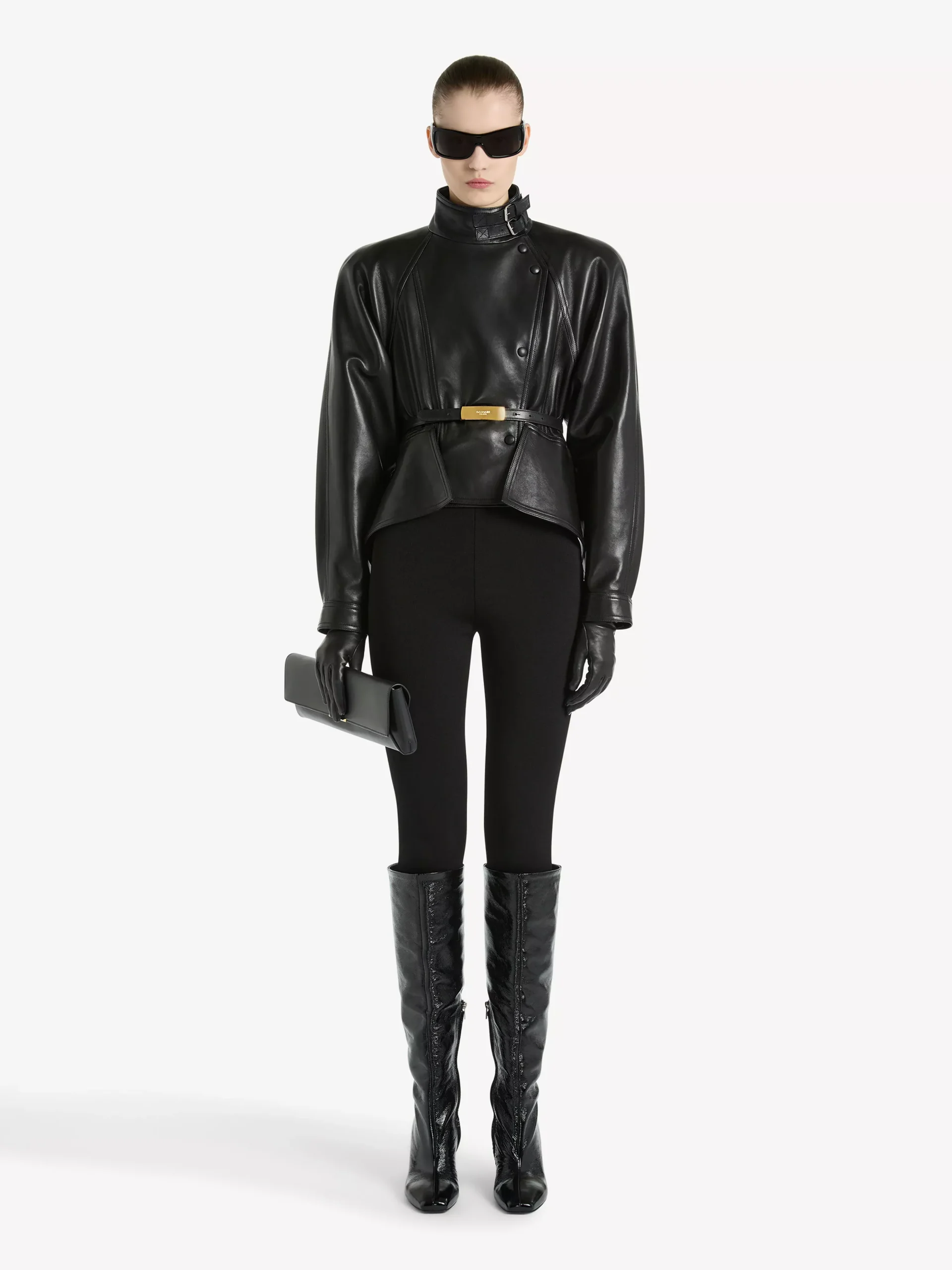 Lambskin signature jacket