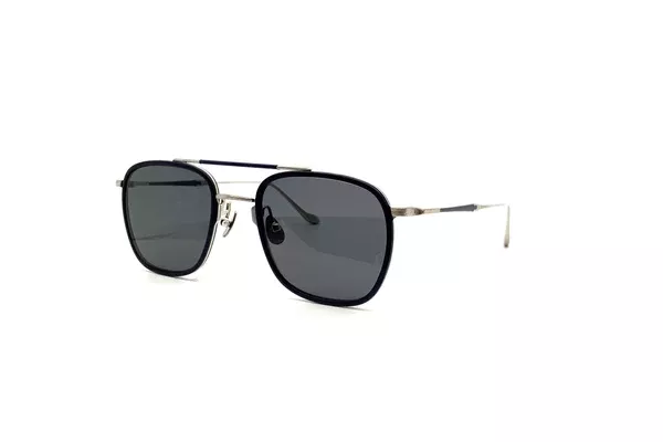 Matsuda - M3081 (Brushed Silver/Matte Navy)