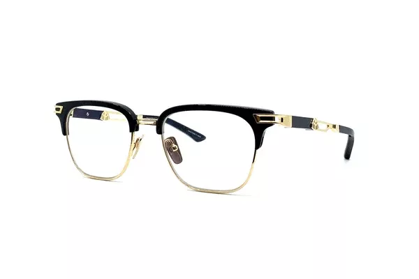 Maybach Eyewear - The Dean I (22k Mellow Gold Plated | Black | Clear)