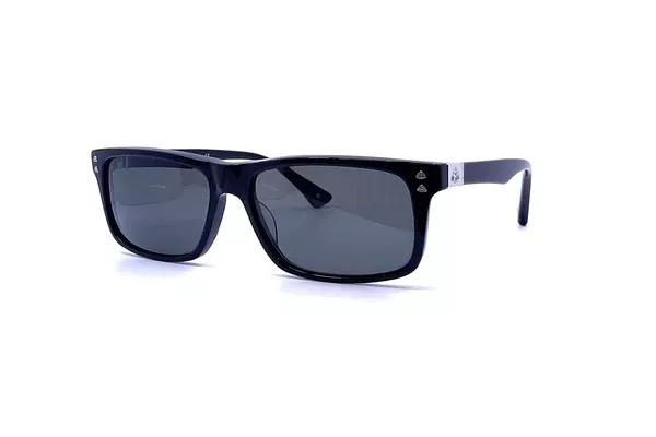 Maybach Eyewear - The Guard IV (Palladium Plated/Black | Medium Grey)