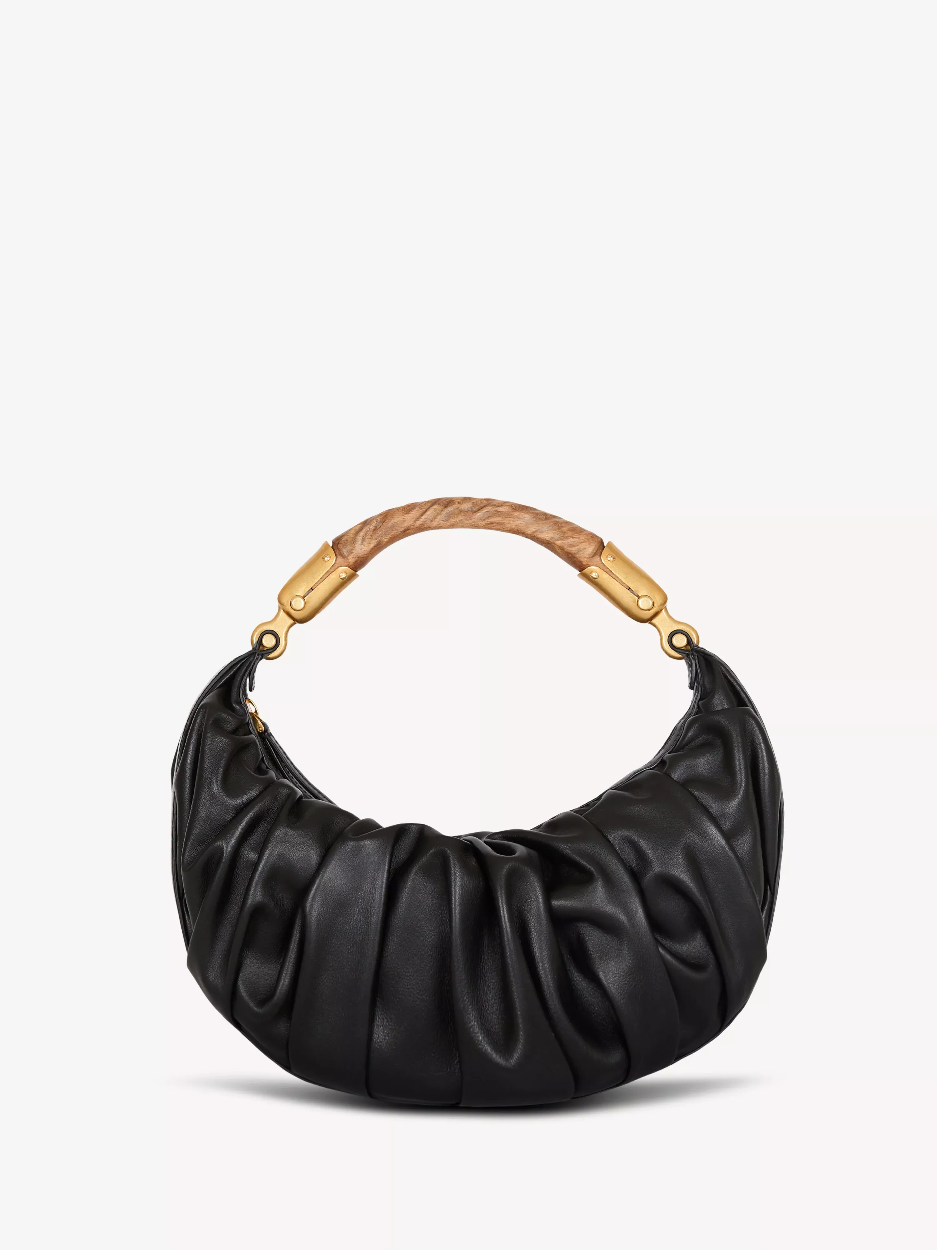 Medium Ébène bag in calfskin leather