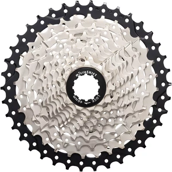 MicroshiftSword 10-Speed Steel Cassette for 2x System