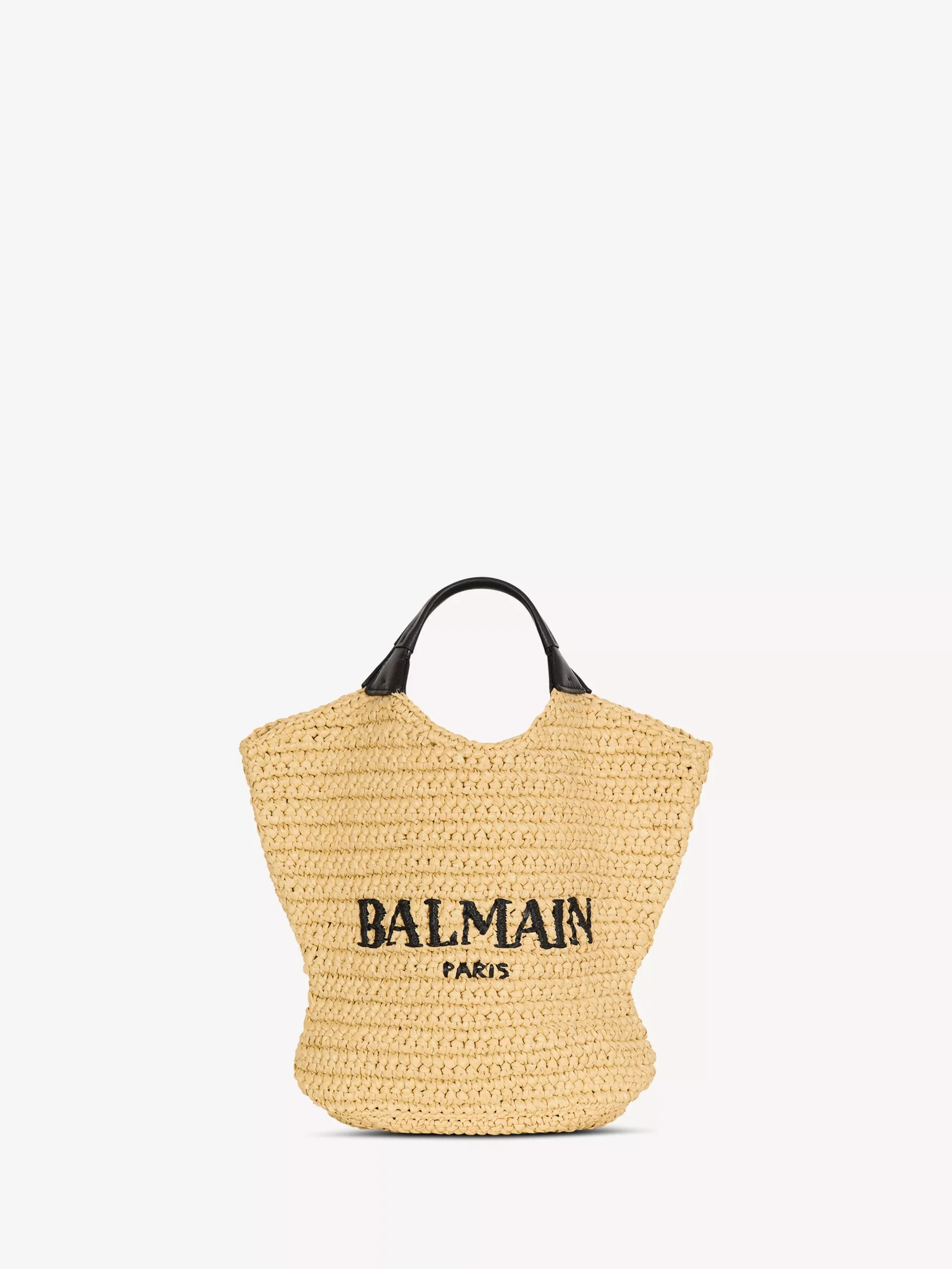 Mini Balmain crochet tote bag