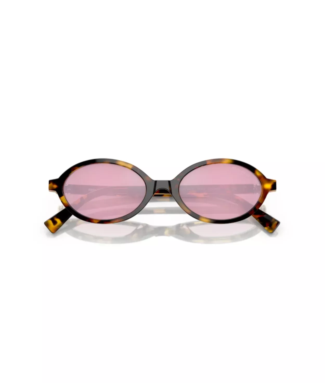 Miu Miu 0MU 04ZSF Oval Sunglasses