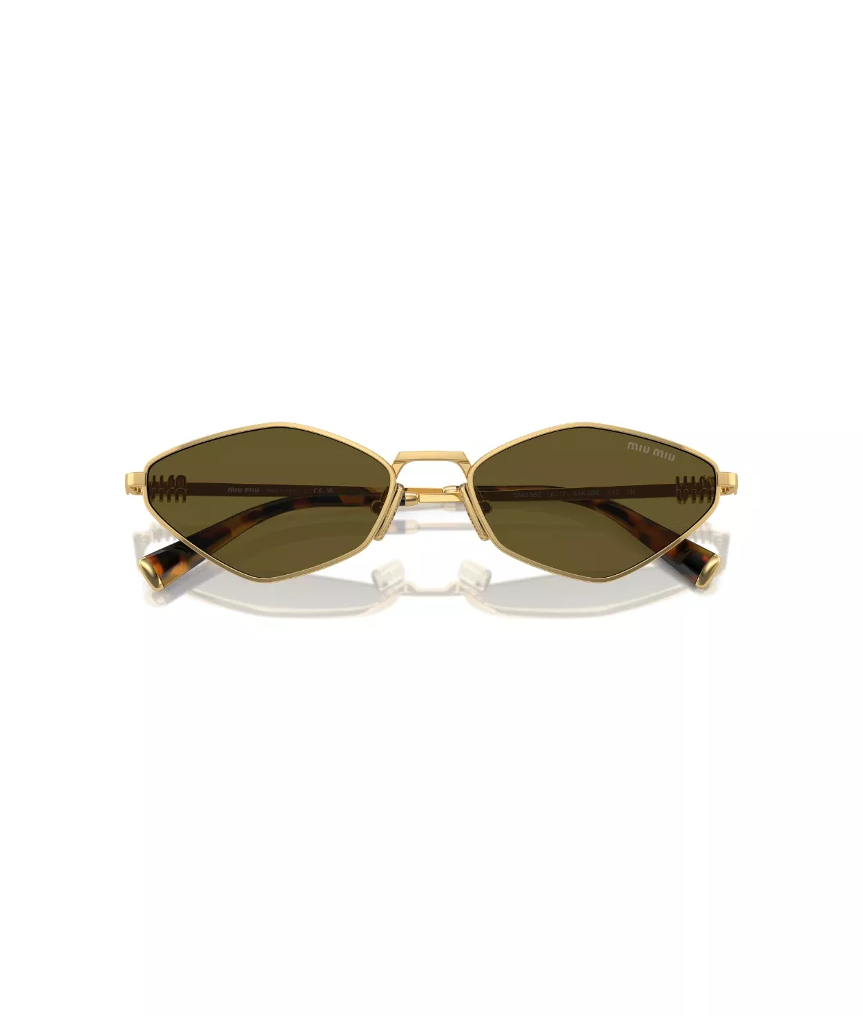 Miu Miu 0MU 56ZS Irregular Sunglasses