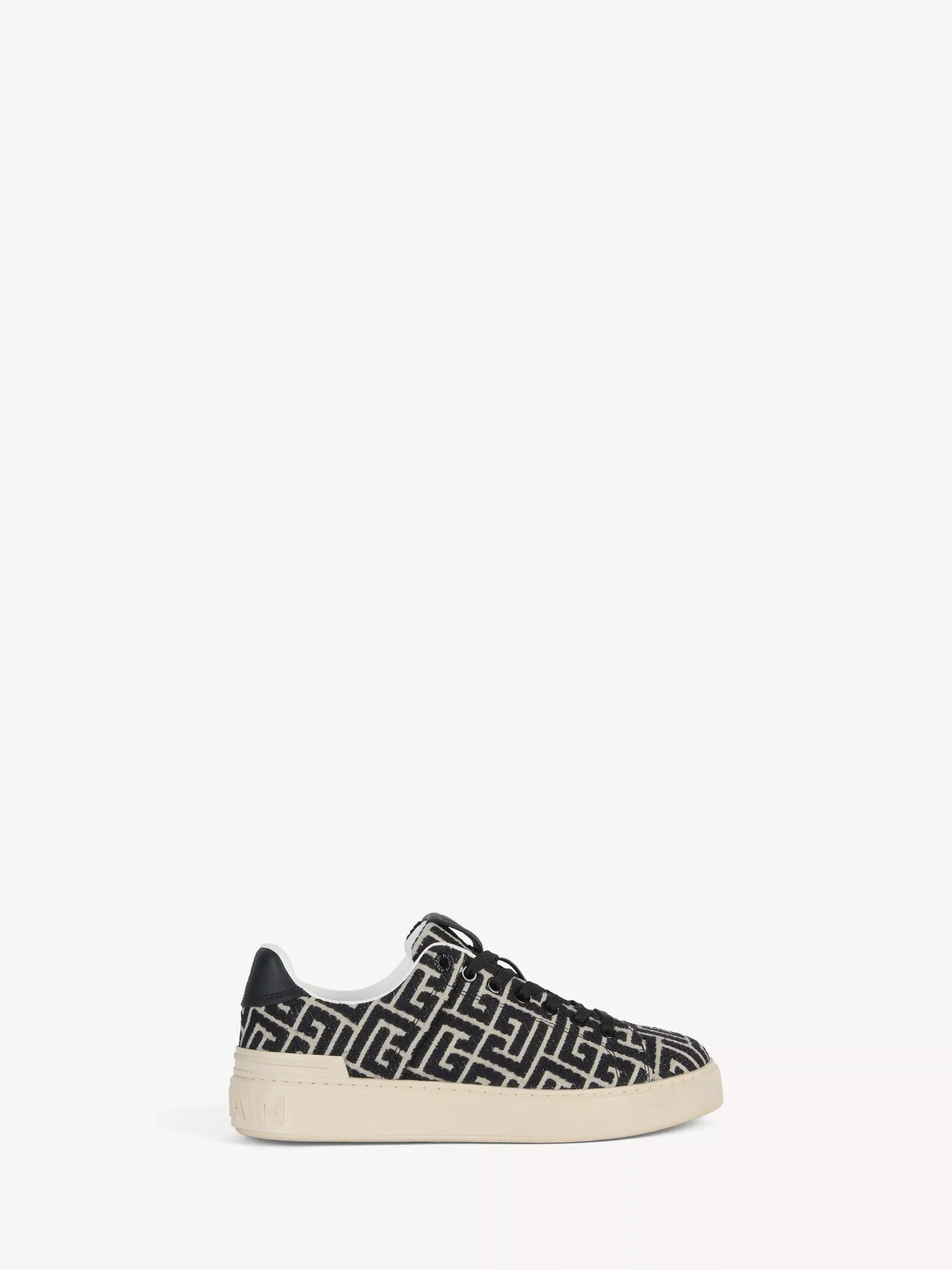 Monogram jacquard B-Court trainers