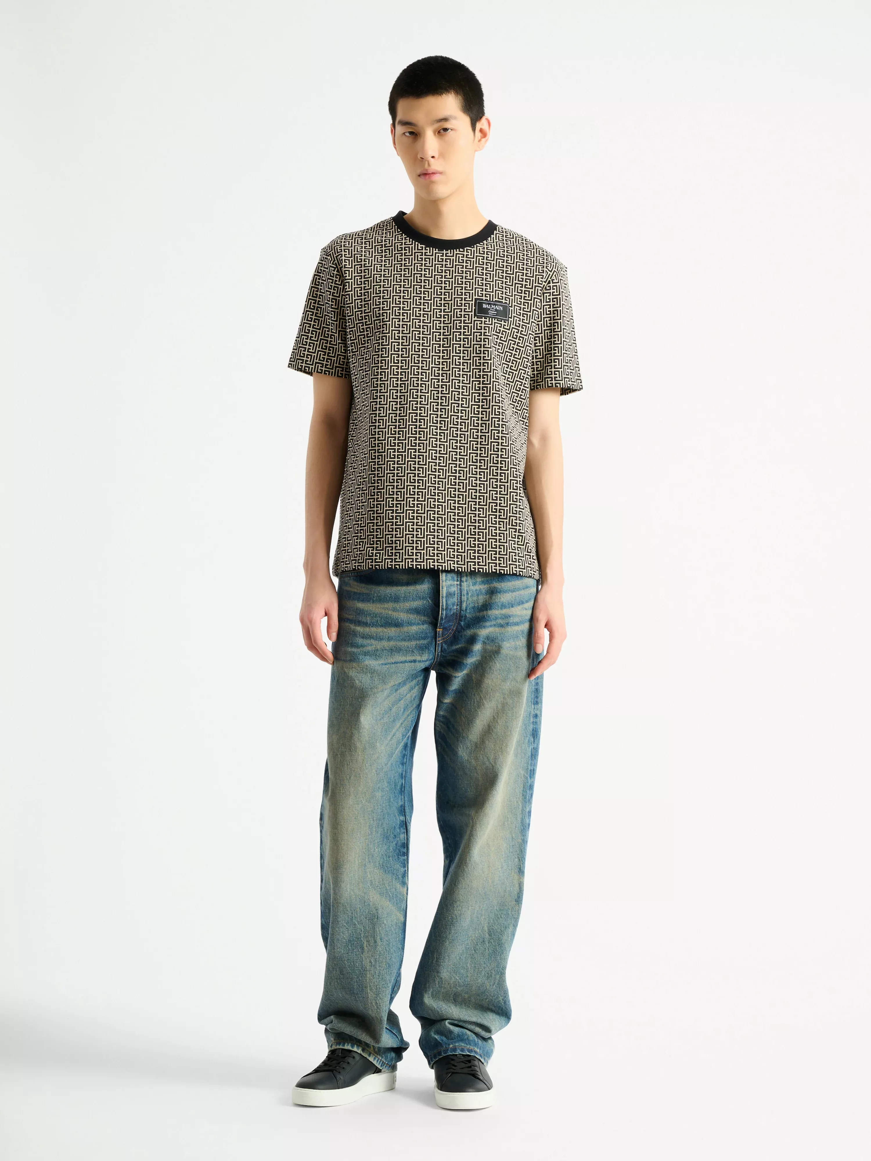 Monogram jacquard T-shirt