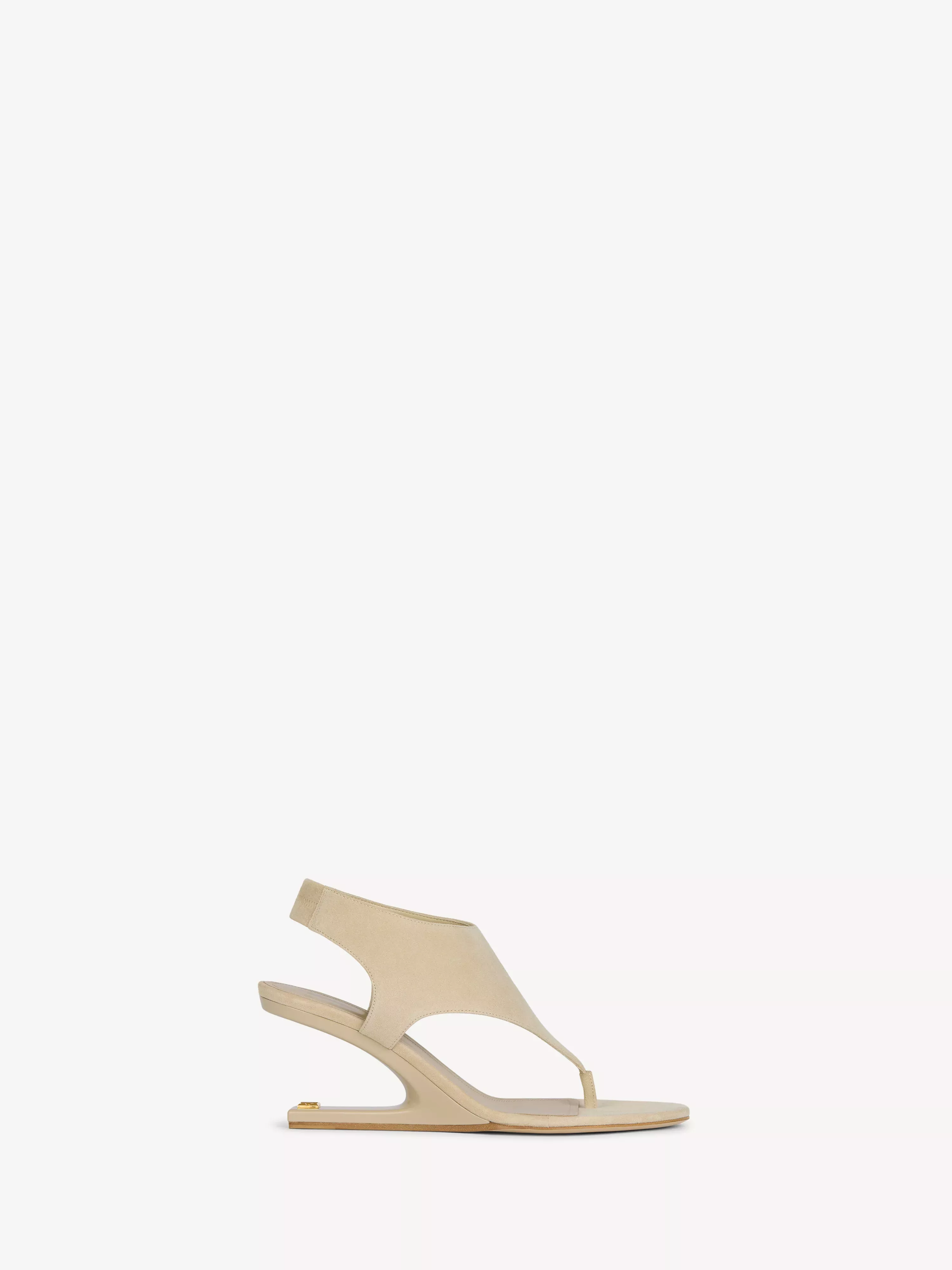 No Wedge suede sandals