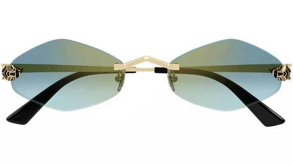 Panthère CT0433S 003 Oro Verde Occhiali da Sole