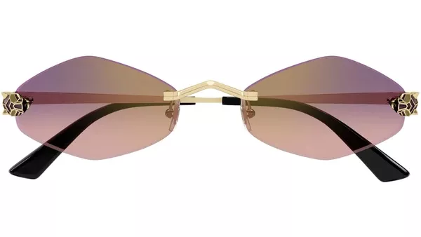 Panthère CT0433S 004 Oro Viola Occhiali da Sole