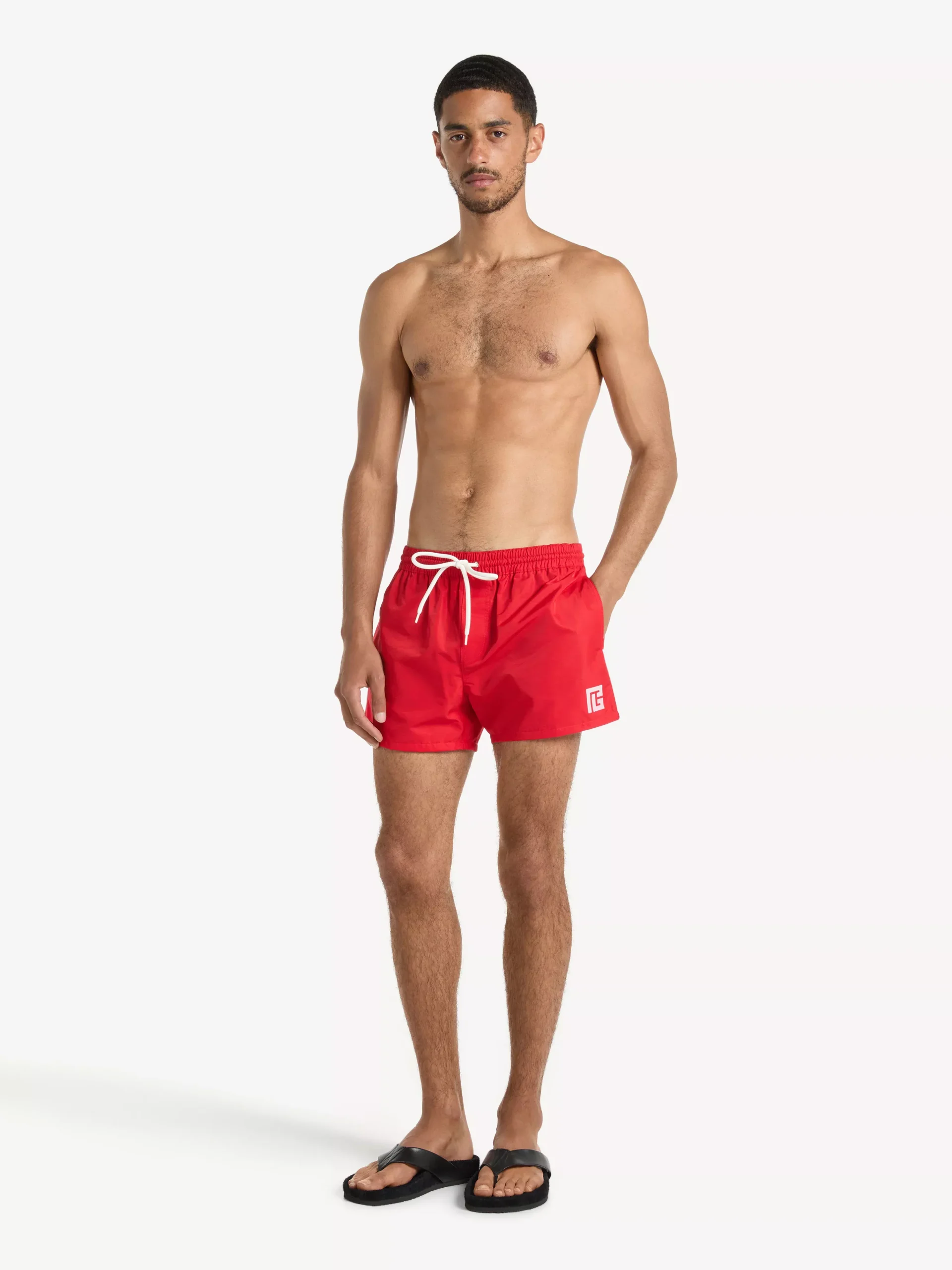 PB embroidered swim shorts